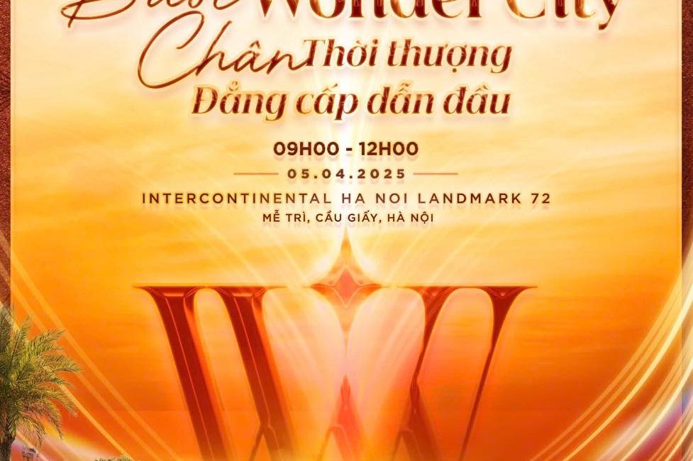 Sự kiện Vinhomes Wonder City Bước Chân Thời Thượng Đẳng Cấp Dẫn Đầu